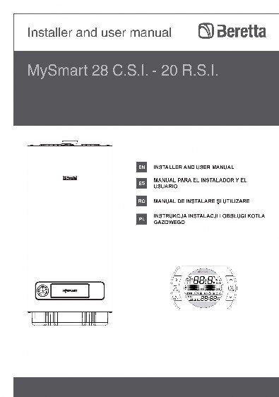 Beretta MySmart instrukcja kotła kondensacyjnego